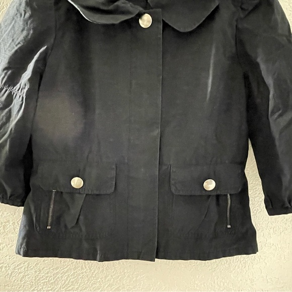 Y2K Ann Taylor Business Casual Black 3/4 Sleeve Button Up Jacket Size‎ Medium - Picture 3 of 12